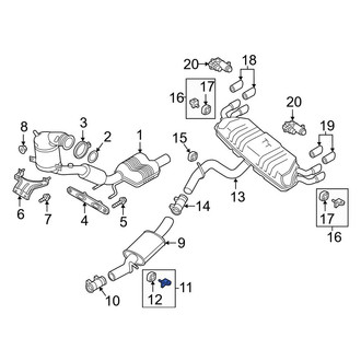 Audi OE - Exhaust System Hanger Bracket