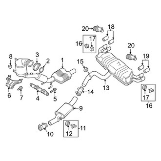 Audi OE - Exhaust System - Exhaust Components