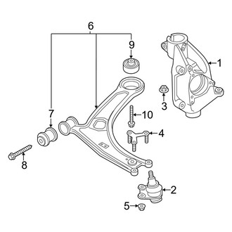 Audi OE - Front Suspension - Suspension Components