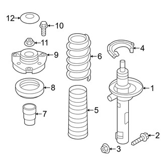 Audi OE - Front Suspension - Struts & Components (W/O Electronic Damping)
