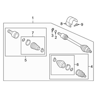 Audi OE - Front Suspension - Drive Axles