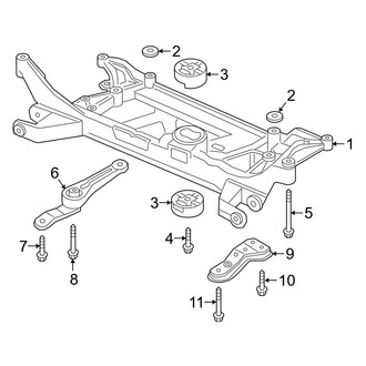 Audi OE - Front Suspension - Suspension Mounting