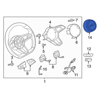 Audi OE - Steering Wheel Air Bag