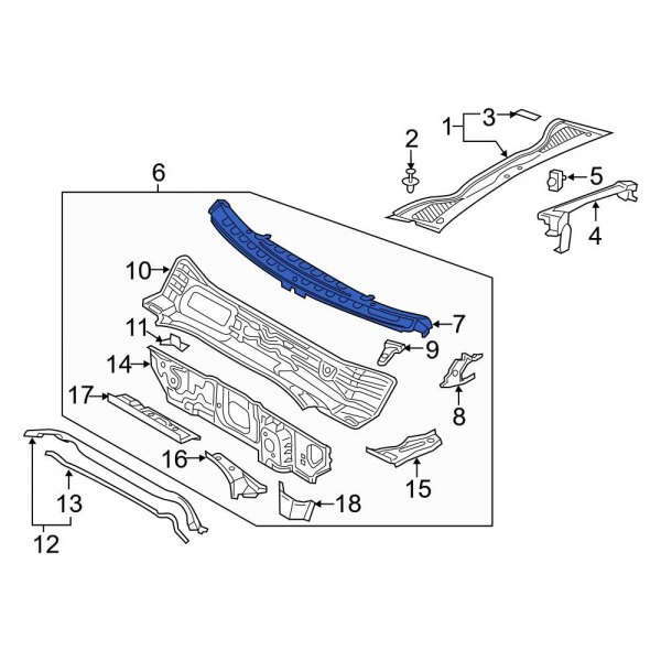 Cowl Crossmember