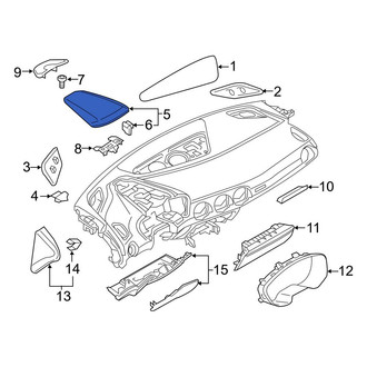 Audi OE - Instrument Panel Cover