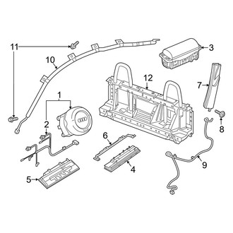 Audi OE - Restraint Systems - Air Bag Components (Air Bags)