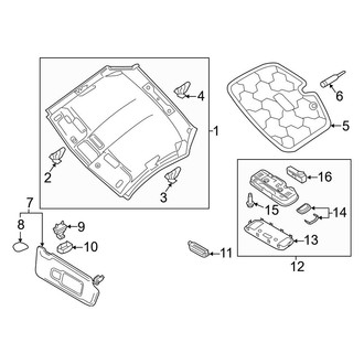 Audi OE - Roof - Interior Trim (Coupe)