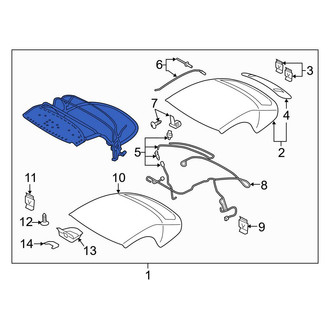 Audi OE - Convertible Top Assembly