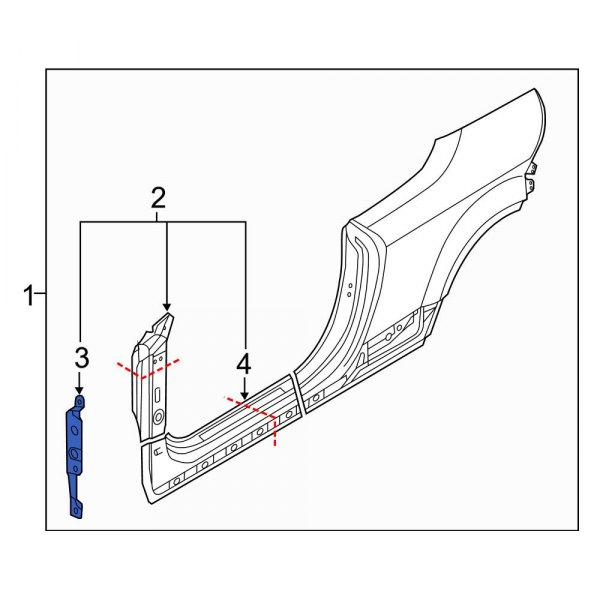 Body A-Pillar Bracket