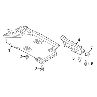 Audi OE - Pillars, Rocker & Floor - Under Cover & Splash Shields (Convertible)