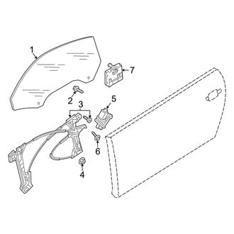 Audi OE - Door - Glass & Hardware (Coupe)
