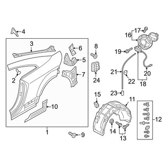 Audi OE - Quarter Panel & Components (Coupe)