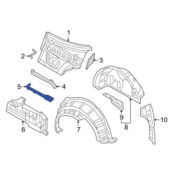 Body B-Pillar Insulator