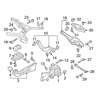 Audi OE - Rear Suspension - Suspension Components