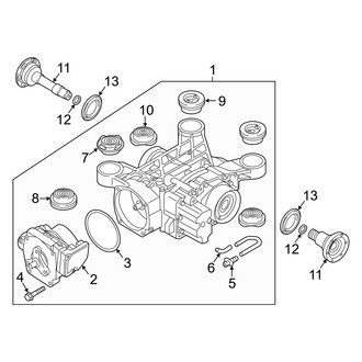 Audi OE - Rear Suspension - Axle & Differential
