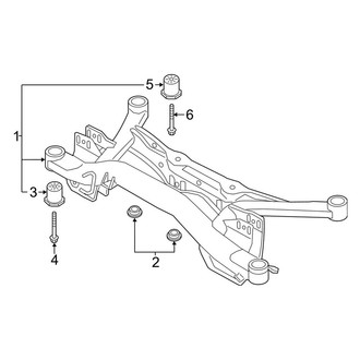 Audi OE - Rear Suspension - Suspension Mounting (Coupe)