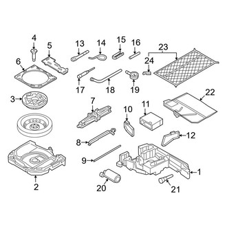 Audi OE - Rear Body & Floor - Jack & Components (Coupe)