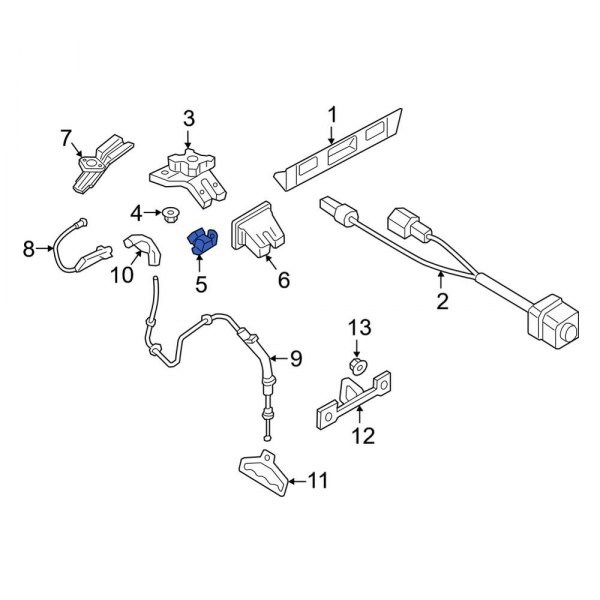 Deck Lid Latch Bracket