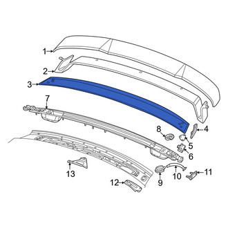 Audi OE - Rear Liftgate Finish Panel