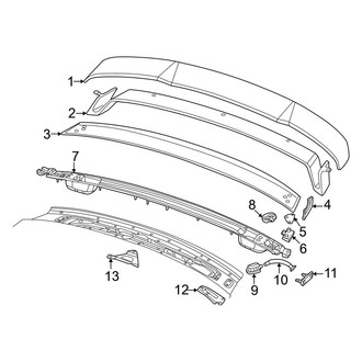 Audi OE - Trunk Lid - Spoiler (Spoiler Code: 5J8), (Convertible)