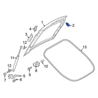 Audi OE - Rear Liftgate Stop Bumper