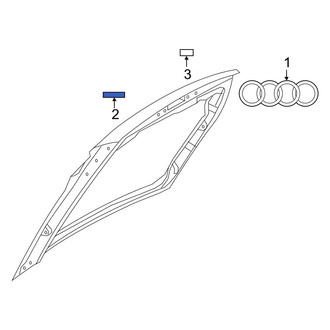 Audi OE - Rear Hatch Emblem
