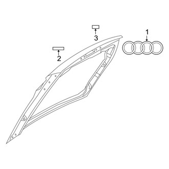 Audi OE - Lift Gate - Exterior Trim