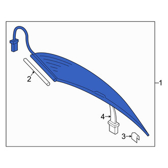Audi OE - Rear Liftgate Glass