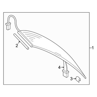 Audi OE - Lift Gate - Glass (Coupe)