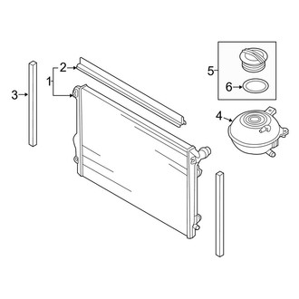 Audi OE - Cooling - Radiator & Components (Main)
