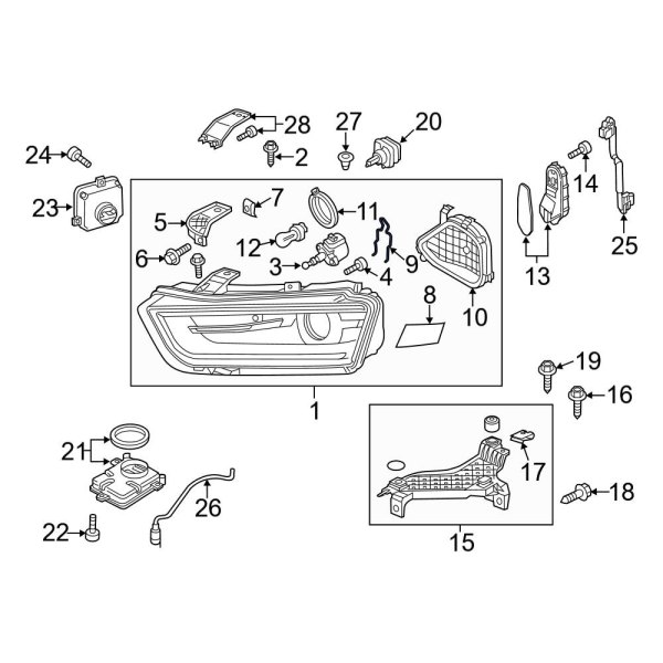 Headlight Bulb Retainer