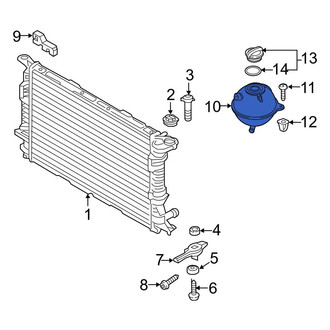 Audi OE - Engine Coolant Reservoir