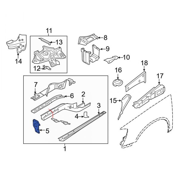 Frame Rail End