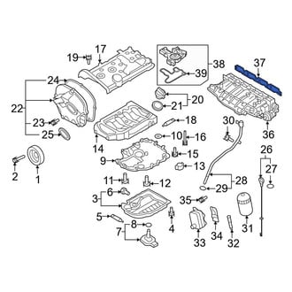 Audi OE - Lower Engine Intake Manifold Gasket