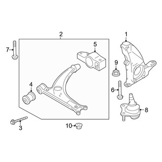 Audi OE - Front Suspension - Suspension Components