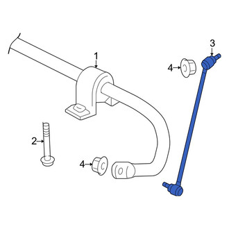 Audi OE - Front Suspension Stabilizer Bar Link