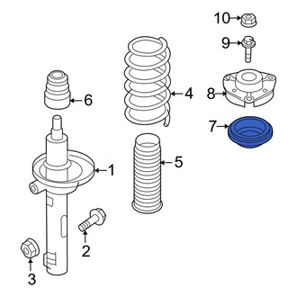 Audi OE - Front Suspension Strut Bearing