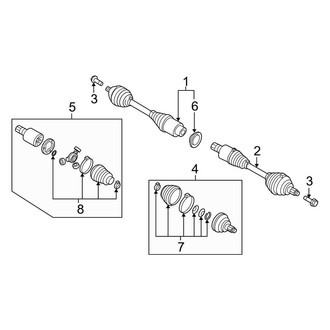 Audi OE - Front Suspension - Drive Axles