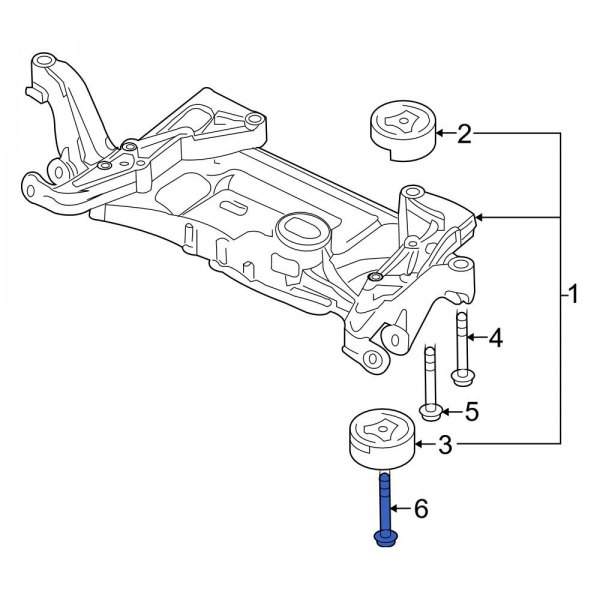 Engine Cradle Bolt