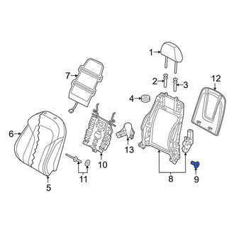 Audi OE - Seat Back Frame Bolt