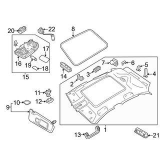 Audi OE - Roof - Interior Trim