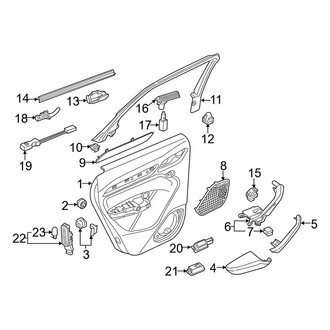 Audi OE - Rear Door - Interior Trim