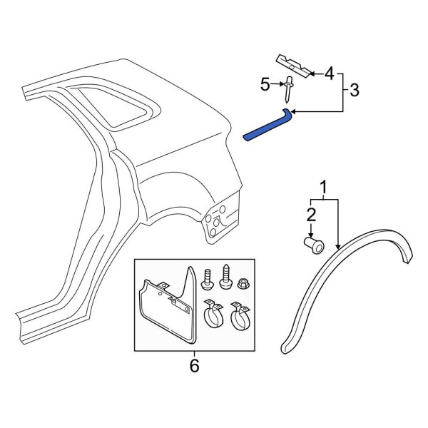 Quarter Panel Reveal Molding