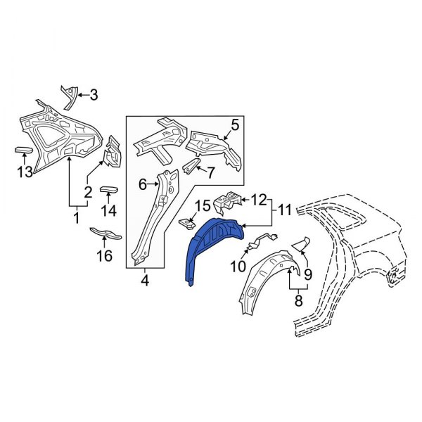 Wheel Housing Side Panel