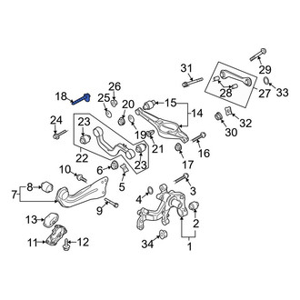 Audi OE - Lower Inner Suspension Control Arm Bolt