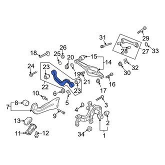 Audi OE - Rear Upper Suspension Control Arm