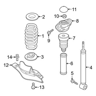 Audi OE - Rear Suspension - Shocks & Components