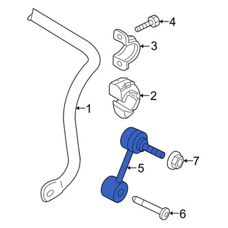 Audi OE - Rear Suspension Stabilizer Bar Link