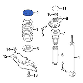 Audi OE - Rear Upper Coil Spring Insulator
