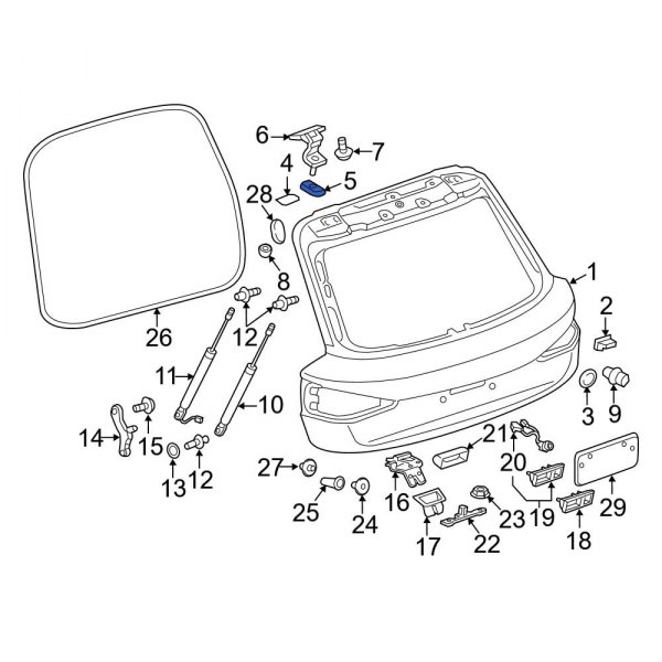 Liftgate Grommet